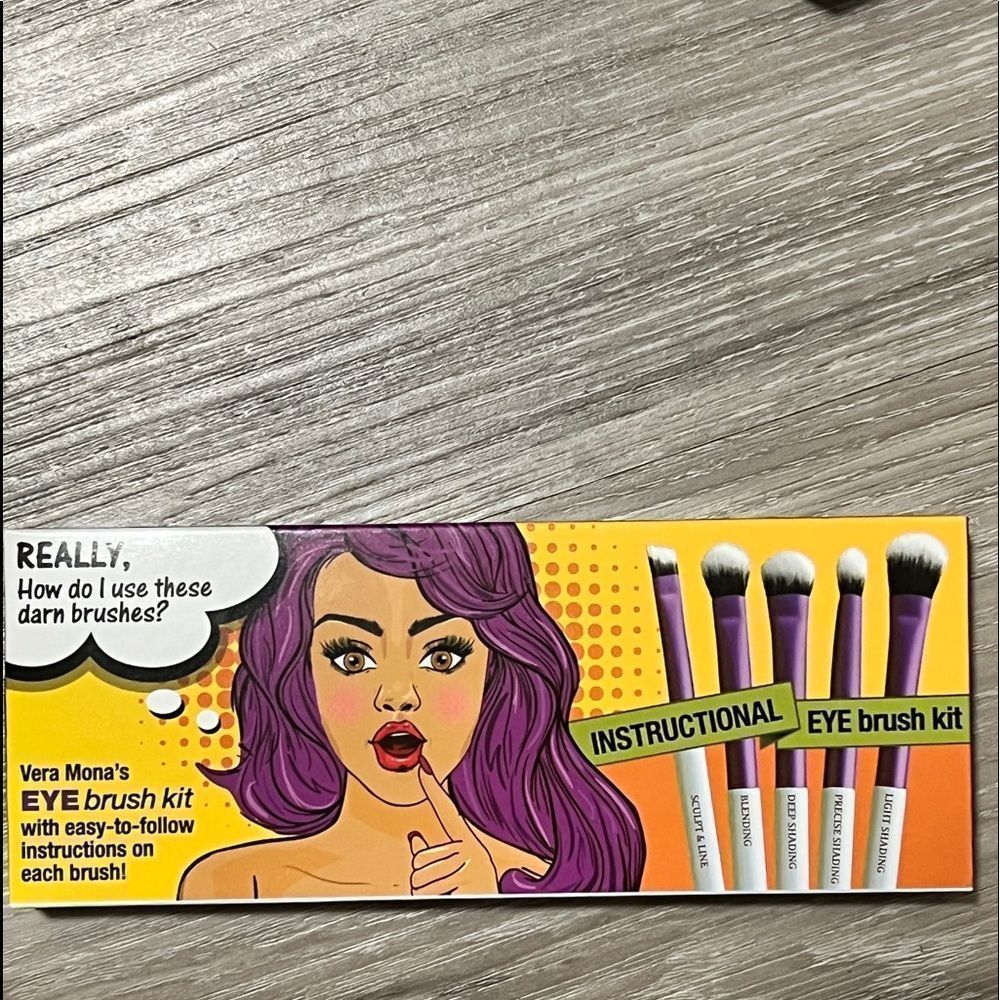 Vera Mona Make Up Brush Kit 5 brushes